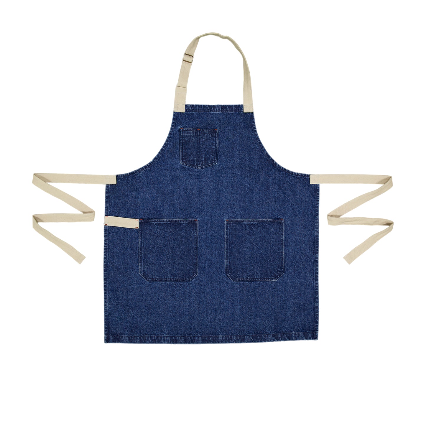 MANDIL TOKYO DENIM AZUL CLARO (BEIGE)