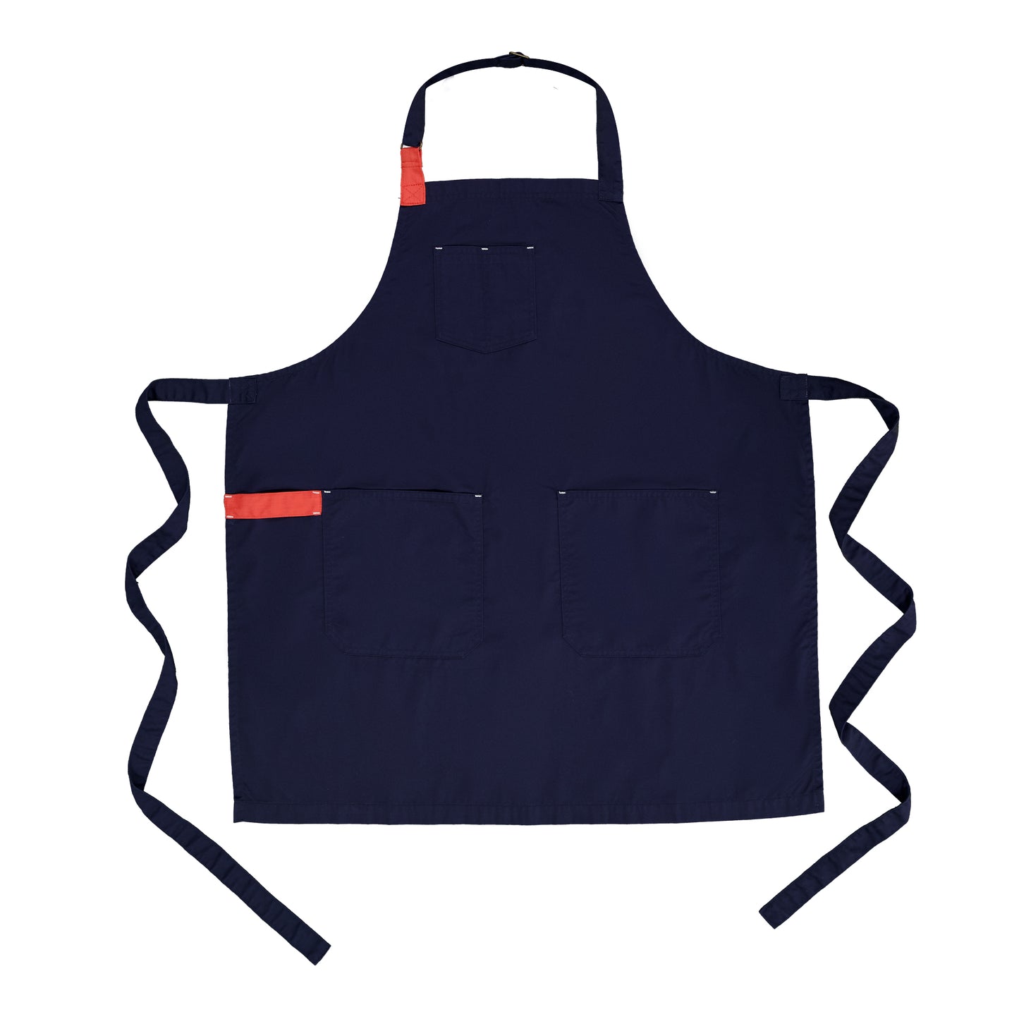 MANDIL TOKYO AZUL MARINO ( NARANJA )