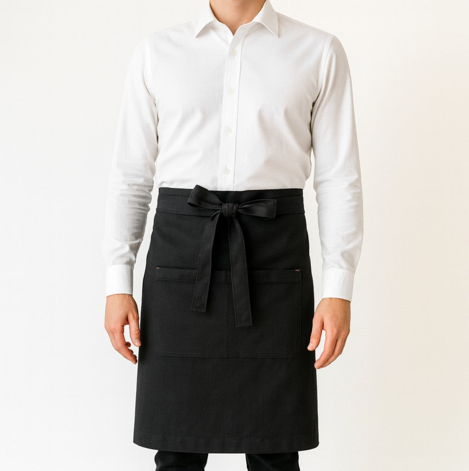 MEDIO MANDIL BERLÍN NEGRO