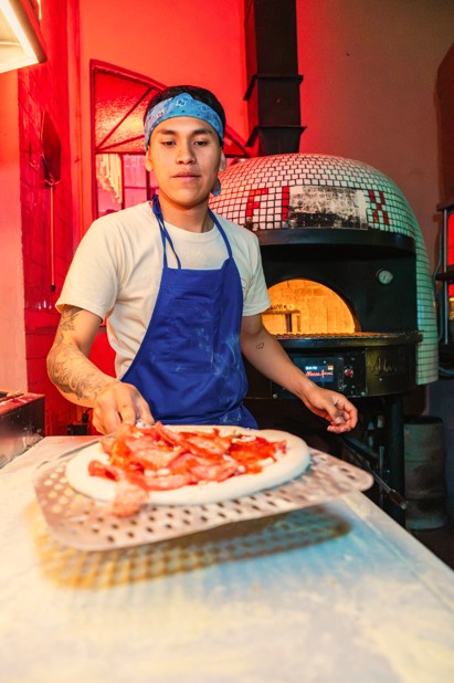 MANDIL MADRID AZUL ULTRAMAR