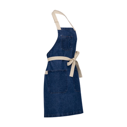 MANDIL TOKYO DENIM AZUL CLARO (BEIGE)