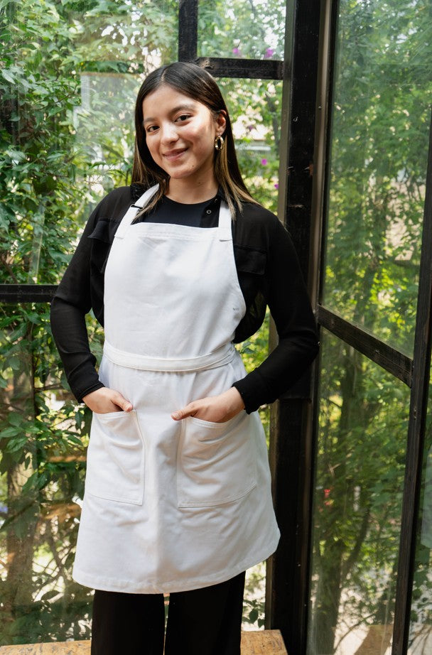 MANDIL  ROMA  BLANCO