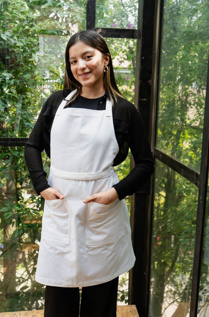 MANDIL  ROMA  BLANCO