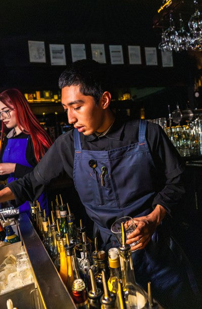 MANDIL  DUBAI AZUL MARINO