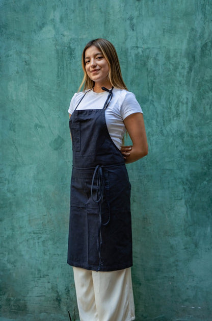 MANDIL  MADRID AZUL MARINO