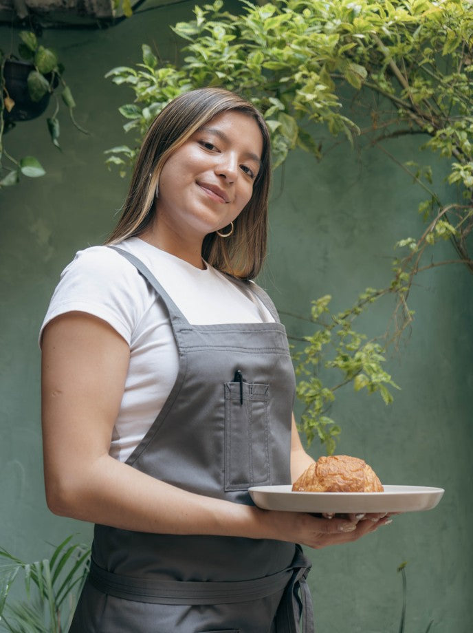 MANDIL  DUBAI GRIS OXFORD