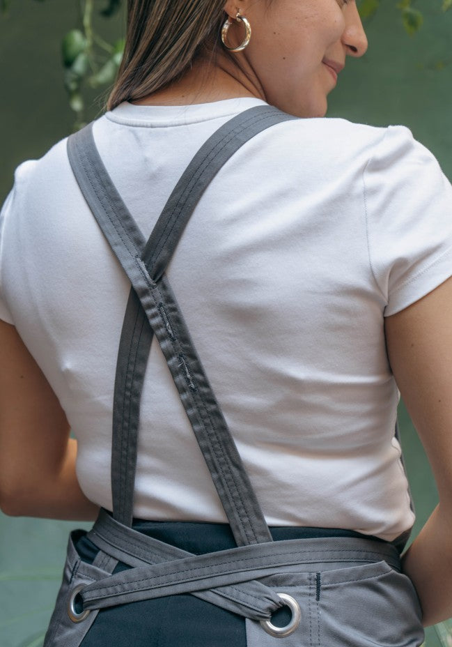 MANDIL  DUBAI GRIS OXFORD